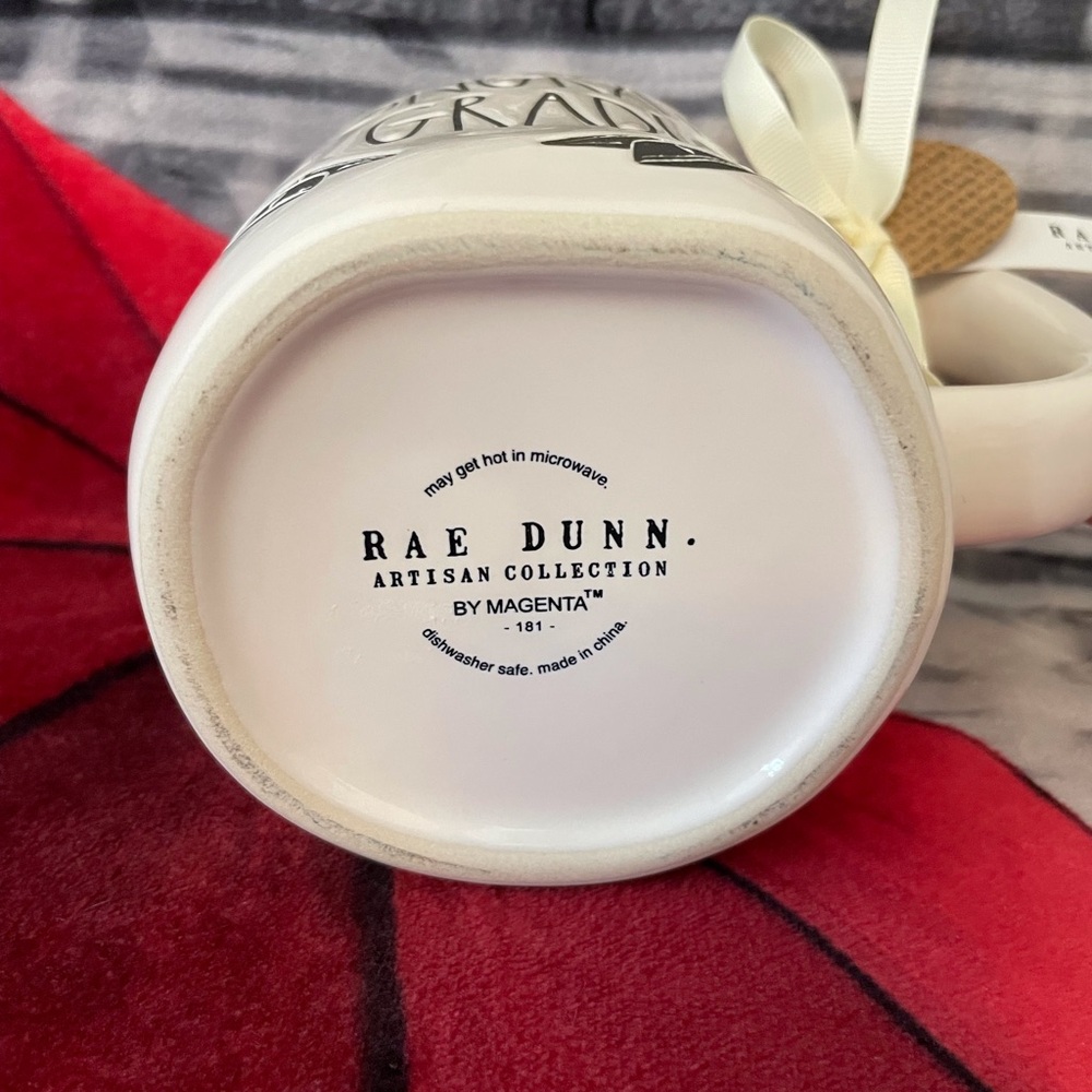 Rae Dunn White Congrats Grad Mug with Black Caps - Picture 5 of 6